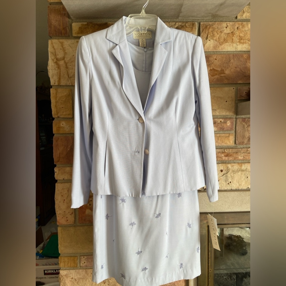 Norton McNaughton Light Lilac Dress and Blazer